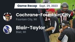 Recap: Cochrane-Fountain City  vs. Blair-Taylor  2023