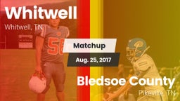 Matchup: Whitwell vs. Bledsoe County  2017