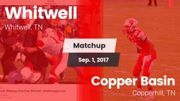 Matchup: Whitwell vs. Copper Basin  2017