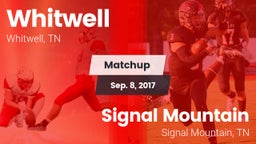 Matchup: Whitwell vs. Signal Mountain  2017