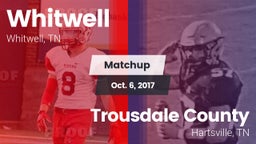 Matchup: Whitwell vs. Trousdale County  2017