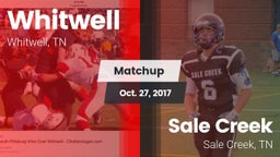 Matchup: Whitwell vs. Sale Creek  2017