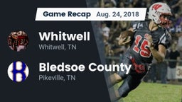 Recap: Whitwell  vs. Bledsoe County  2018