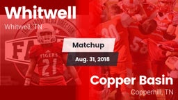 Matchup: Whitwell vs. Copper Basin  2018