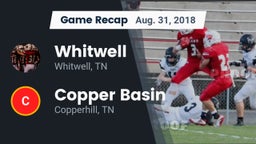 Recap: Whitwell  vs. Copper Basin  2018