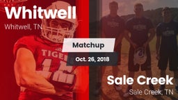 Matchup: Whitwell vs. Sale Creek  2018
