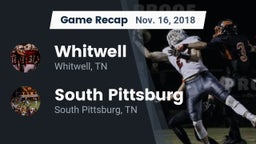 Recap: Whitwell  vs. South Pittsburg  2018