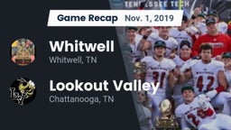 Recap: Whitwell  vs. Lookout Valley  2019