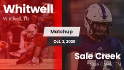 Matchup: Whitwell vs. Sale Creek  2020