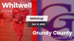Matchup: Whitwell vs. Grundy County  2020