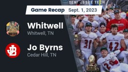 Recap: Whitwell  vs. Jo Byrns  2023
