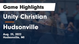 Unity Christian  vs Hudsonville Game Highlights - Aug. 25, 2022