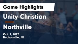 Unity Christian  vs Northville  Game Highlights - Oct. 1, 2022