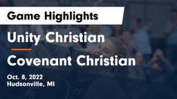 Unity Christian  vs Covenant Christian  Game Highlights - Oct. 8, 2022