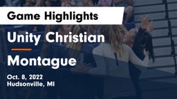 Unity Christian  vs Montague  Game Highlights - Oct. 8, 2022