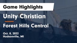 Unity Christian  vs Forest Hills Central  Game Highlights - Oct. 8, 2022