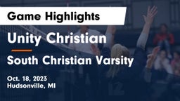 Unity Christian  vs South Christian Varsity Game Highlights - Oct. 18, 2023