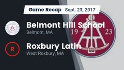 Recap: Belmont Hill School vs. Roxbury Latin  2017