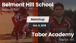 Matchup: Belmont Hill vs. Tabor Academy  2018
