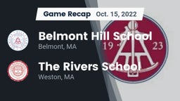 Recap: Belmont Hill School vs. The Rivers School 2022