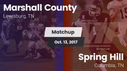 Matchup: Marshall County vs. Spring Hill  2017