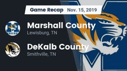 Recap: Marshall County  vs. DeKalb County  2019