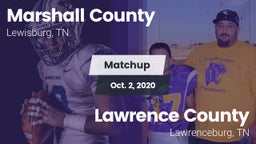 Matchup: Marshall County vs. Lawrence County  2020