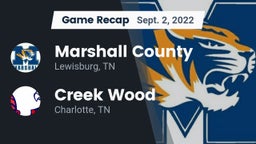 Recap: Marshall County  vs. Creek Wood  2022