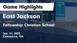 East Jackson  vs Fellowship Christian School Game Highlights - Jan. 31, 2023