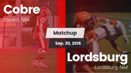 Matchup: Cobre vs. Lordsburg  2016