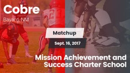 Matchup: Cobre vs. Mission Achievement and Success Charter School 2017