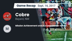 Recap: Cobre  vs. Mission Achievement and Success Charter School 2017