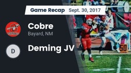 Recap: Cobre  vs. Deming JV 2017