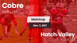 Matchup: Cobre vs. Hatch Valley  2017
