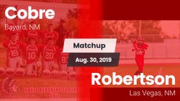Matchup: Cobre vs. Robertson  2019