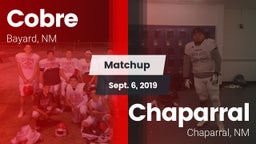 Matchup: Cobre vs. Chaparral  2019