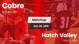 Matchup: Cobre vs. Hatch Valley  2019