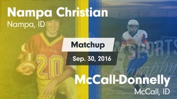 Matchup: Nampa Christian vs. McCall-Donnelly  2016