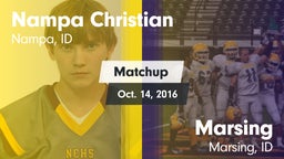 Matchup: Nampa Christian vs. Marsing  2016