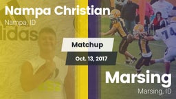 Matchup: Nampa Christian vs. Marsing  2017
