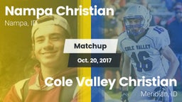 Matchup: Nampa Christian vs. Cole Valley Christian  2017