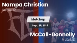 Matchup: Nampa Christian vs. McCall-Donnelly  2018