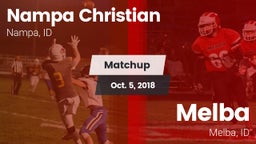 Matchup: Nampa Christian vs. Melba  2018
