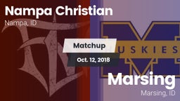 Matchup: Nampa Christian vs. Marsing  2018