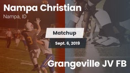 Matchup: Nampa Christian vs. Grangeville JV FB 2019