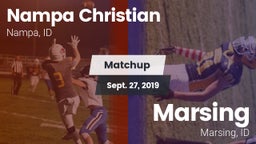 Matchup: Nampa Christian vs. Marsing  2019