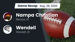 Recap: Nampa Christian  vs. Wendell  2020