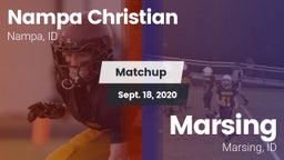 Matchup: Nampa Christian vs. Marsing  2020