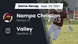 Recap: Nampa Christian  vs. Valley  2021