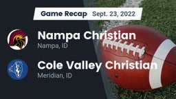 Recap: Nampa Christian  vs. Cole Valley Christian  2022